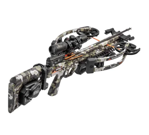 Wicked Ridge Fury 410 De-Cock Crossbow Package (RangeMaster Pro Scope), Wicked Ridge Fury 410 De-Cock Crossbow Package, buy Fury 410 crossbow, ACUdraw De-Cock crossbow, 410 FPS crossbow, reverse-draw crossbow, RangeMaster Pro Scope crossbow, compact hunting crossbow, silent cocking crossbow, safest crossbow to de-cock, crossbow with scope and arrows, Peak XT camo crossbow, Wicked Ridge crossbows for sale, Crossbow Supplies crossbows