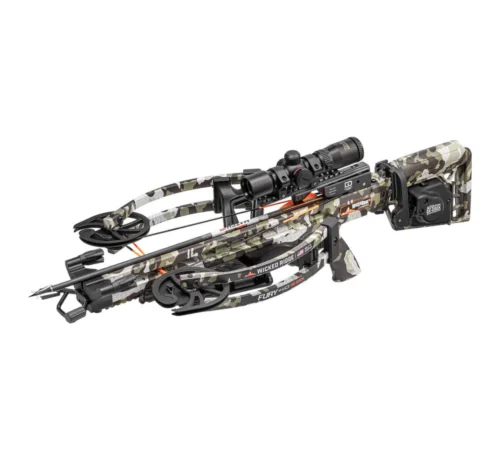 Wicked Ridge Fury 410 De-Cock Crossbow Package (RangeMaster Pro Scope), Wicked Ridge Fury 410 De-Cock Crossbow Package, buy Fury 410 crossbow, ACUdraw De-Cock crossbow, 410 FPS crossbow, reverse-draw crossbow, RangeMaster Pro Scope crossbow, compact hunting crossbow, silent cocking crossbow, safest crossbow to de-cock, crossbow with scope and arrows, Peak XT camo crossbow, Wicked Ridge crossbows for sale, Crossbow Supplies crossbows