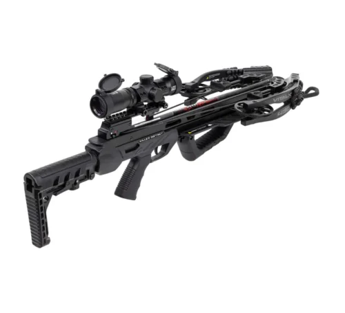 Killer Instinct Vital-X 430 Elite Crossbow Package, buy Vital-X 430 crossbow, 430 FPS crossbow, X-Cam crossbow technology, compact hunting crossbow, crossbow with Speed Ring scope, Killer Instinct crossbows for sale, adjustable crossbow stock, HYPR bolts crossbow, anti-dry fire crossbow, best crossbow 2024, Crossbow Supplies crossbows