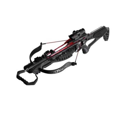 Barnett Wildcat CRX Recurve Crossbow Package, buy Wildcat CRX crossbow, 280 FPS recurve crossbow, Barnett recurve crossbow, beginner hunting crossbow, tactical recurve crossbow, crossbow with red dot scope, rope cocking crossbow, soft-touch grip crossbow, Headhunter arrows crossbow, Crossbow Supplies crossbows, best recurve crossbow kit
