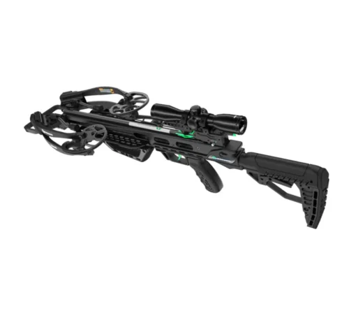 CenterPoint Hellion 400 HRK crossbow, 400 FPS crossbow, adjustable stock crossbow, folding stirrup crossbow, CNC-machined crossbow, roller retention spring, hybrid crossbow case, hunting crossbow package, DEADPOINT broadheads, crossbow arrows, compact hunting crossbow, slim crossbow profile, high draw weight crossbow, CenterPoint crossbow accessories, crossbow sling, crossbow ready to ship, hunting gear, tactical crossbow, durable crossbow, precise hunting crossbow, Crossbow Supplies, global shipping crossbows, powerful crossbow for hunting, beginner crossbow, professional hunting crossbow.