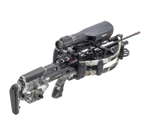 TenPoint TRX26, TenPoint TRX26 Vektra Camo Crossbow, Burris Oracle X scope, compact crossbow, reverse-draw crossbow, ACUslide MAXX, TriggerTech trigger, ZERO-Trac Barrel, GUIDE-Lock Arrow Rest System, CenterPunch HPX arrows, hunting crossbow, high-speed crossbow, lightweight crossbow, precision crossbow, durable crossbow, best crossbow for hunting, crossbow package, buy crossbow online, Crossbow Supplies, global shipping crossbows, silent cocking crossbow, ambidextrous safety crossbow, premium crossbow package, tactical crossbow