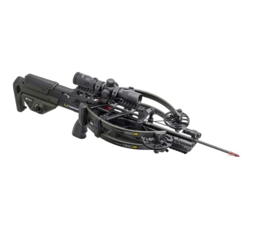 TenPoint TRX26, TenPoint TRX26 Moss Green Crossbow, TRX26 crossbow, compact hunting crossbow, reverse-draw crossbow, ACUslide MAXX, RangeMaster 100 scope, TriggerTech trigger, ZERO-Trac Barrel, GUIDE-Lock Arrow Rest System, CenterPunch HPX arrows, hunting crossbow, fast crossbow, 460 FPS crossbow, lightweight crossbow, precision crossbow, durable crossbow, best crossbow for hunting, crossbow package, crossbows for sale, buy crossbow online, Crossbow Supplies, global shipping crossbows, high-performance crossbow, silent cocking crossbow, ambidextrous safety crossbow, best crossbow deals