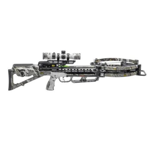 TenPoint Stealth 450R crossbow, 450 FPS crossbow, fastest forward draw crossbow, TenPoint crossbows for sale, buy TenPoint crossbow, crossbow with ACUslide cocking system, high speed hunting crossbow, best crossbow for hunting 2025, Vektra RangeMaster scope, compact crossbow design, forward draw crossbow for sale, ultra narrow hunting crossbow, silent cocking crossbow, safe decocking crossbow, TenPoint ACUslide technology, top-rated crossbows 2025, TenPoint crossbow package, crossbow with RangeMaster 100 scope, crossbows with dry fire prevention, buy crossbows online, premium crossbow for hunters, Crossbow Supplies crossbow deals, durable camo crossbow, tactical crossbows, TenPoint Stealth series