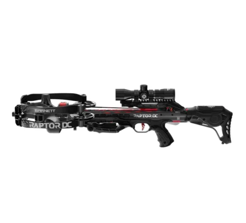 Barnett Hyper Raptor DC Crossbow Package, Hyper Raptor crossbow, 425 FPS crossbow, de-cocking crossbow system, Barnett HyperFlite arrows, hunting crossbow, premium crossbow package, TriggerTech crossbow trigger, Crossbow Supplies, high-speed crossbow, best crossbows for hunting