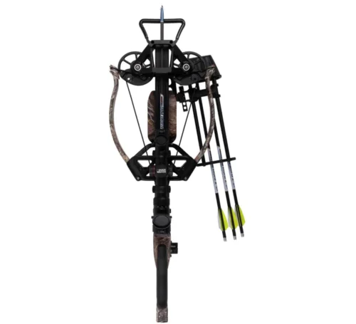 Excalibur Hybrid X Mossy Oak DNA Crossbow Package, Excalibur Hybrid X crossbow, Mossy Oak DNA crossbow, InnerDrive cam crossbow, 435 FPS crossbow, hunting crossbows, Crossbow Supplies, premium crossbows, compound cam crossbow, ambidextrous crossbow, charger crank crossbow, archery equipment, hunting gear, crossbow package sale