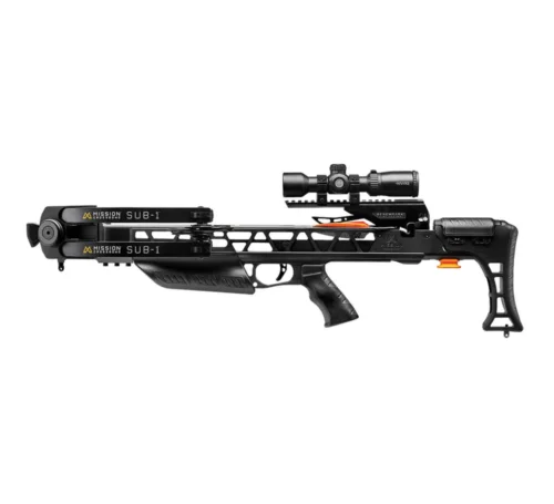 Mission SUB-1 Crossbow Pro Kit, buy Mission SUB-1 crossbow, precision hunting crossbow, stealth crossbow, Benchmark Fire Control crossbow, Sync X cam system crossbow, adjustable stock crossbow, Hawke scope crossbow, rope cocking aid crossbow, made in USA crossbow, lightweight silent crossbow, Mission crossbows for sale, reliable hunting crossbow, Crossbow Supplies crossbows, high-performance compact crossbow